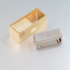 Cài Khăn Ống HimHip Size Nhỏ Hình Hộp Chữ Nhật Thanh Lịch HKCC 2.5x1cm