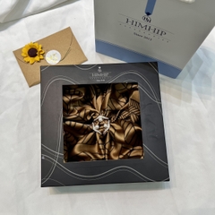 Set Quà Tặng Khăn Lụa Vuông Khổ 70 Kèm Cài Khăn - 271 (Combo đã bao gồm túi hộp thiệp)