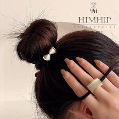 Dây Buộc Tóc HimHip Mặt Đá Sang Trọng