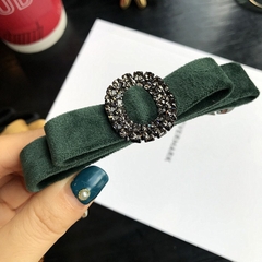 Kẹp Bấm HimHip Đính Phale Nơ Vải Nhung Thanh Lịch 2.8x9.5cm