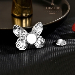 Pin Cài Tự Hít HimHip HKCC Bướm Hồng Phale 2.5*3cm