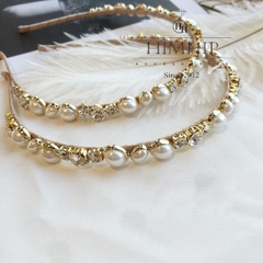 Bờm HimHip Phối Vải Trắng Mix Phale Sang Trọng 0.5cm