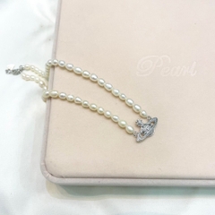 [Thiết Kế] Vòng Cổ HimHip Trai Thật Mặt Vũ Trụ Đính Phale Sang Trọng 36+8cm