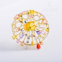 Set Quà Tặng Khăn Lụa Vuông Khổ 70 Kèm Cài Áo - 172 (giá đã bao gồm túi hộp thiệp)