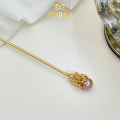 Trâm Cài Tóc HimHip HKCC Nụ Ngàn Hoa 15cm Kèm Hộp Phụ Kiện Áo Dài