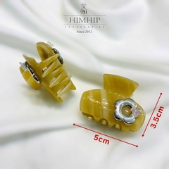 Kẹp Càng Cua HimHip Composite Phối Màu Loang Nghệ Thuật 3.5x5cm