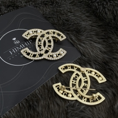 Trâm, Ghim Cài Áo HimHip Chữ X Vàng Lồng Chữ Sang Trọng HKCC Mix Trai 4x5cm