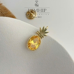 Pin Cài Cúc HimHip HKCC Dứa Phale Nhỏ 3*1.7cm