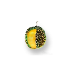 Pin Cài Áo HimHip Trái Sầu Riêng Đáng Yêu HKCC Phủ Bóng 1,2*1,7cm