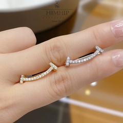 Trâm, Ghim Cài Xiên HimHip Mặt Cười Sang Trọng HKCC Đính Phale 0.5x2.3cm
