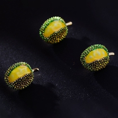 Pin Cài Áo HimHip Trái Sầu Riêng Đáng Yêu HKCC Phủ Bóng 1,2*1,7cm