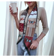 Set Quà HimHip Khăn Tuban Lụa Dài & Kẹp Tóc Kèm Túi Hộp Thiệp - 18