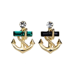 Pin Cài Áo HimHip Mỏ Neo Cá Tính HKCC Đính Phale 1x1.5cm