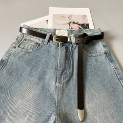 Dây Lưng HimHip Da Miếng Khoá Vuông Đơn Giản 2x109cm