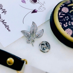 Pin Cài Áo HimHip Lá Phong Nhỏ Thanh Lịch HKCC Đính Phale 2 cm