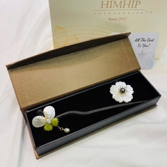 Set Quà 8/3 HimHip Trâm Cài Tóc & Cài Áo Kèm Túi Hộp Thiệp - 29