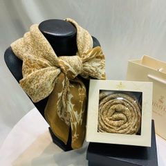 Set Quà HimHip Khăn Viscose  90x90cm Kèm Túi Hộp Thiệp - 1033