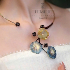 Kiềng Cổ HimHip Kim Liên Tịnh Đế 15cm Kèm Hộp Phụ Kiện Áo Dài