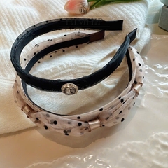 Bờm Tóc HimHip Voan Vải Chấm Bi Phối Phale Thanh Lịch