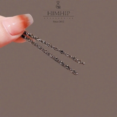 Kẹp Ghim HimHip Phale Ánh Xám Cổ Điển 6x0.2cm