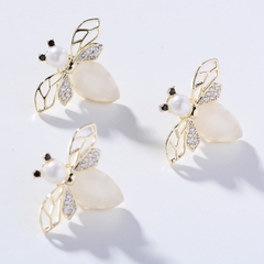 Pin Cài Áo HimHip Ong Mắt Đen Bụng Ngọc Đáng Yêu HKCC Đính Phale 2,5*2cm