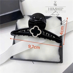 Kẹp Càng Cua HimHip Composite Cỏ 4 Cánh May Mắn Phối Viền Phale Sang Trọng