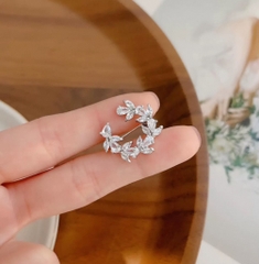 Trâm, Ghim Cài Áo Nhỏ HimHip Vòng Nguyệt Quế Sang Trọng HKCC Đính Phale 2,3*2 cm