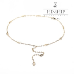 Dây Lưng HimHip Xích HKCC Bản Nhỏ Sang Trọng 110.5cm