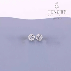 Khuyên Tai Nụ HimHip TiTan Nụ Phale Phối Vòng Hạt Phale 1cm