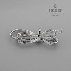 Kẹp Mái HimHip HKCC Cuộn Nơ Phale 2.6x7cm