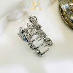 Kẹp Càng Cua HimHip HKCC Đính Bốn Viên Đá Sang Trọng 3.5x6.5cm