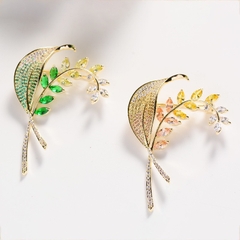 Trâm, Ghim Cài Áo HimHip Bông Lúa Thanh Lịch HKCC Đính Phale 4*6cm