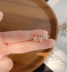 Trâm, Ghim Cài Áo Nhỏ HimHip Ba Hoa Sang Trọng HKCC Đính Phale 2,5 cm