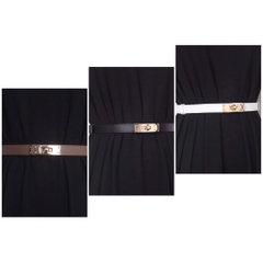 Dây Lưng HimHip Da Thật Khóa Cài Mạ Vàng Sang Trọng 2x97cm