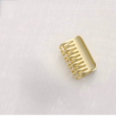Kẹp Càng Cua HimHip HKCC Vàng Nhạt Hai Vòng Độc Đáo 20 Răng 3x4.5cm