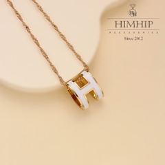 Cài Khăn Ống HimHip Size Nhỏ Hình Chữ H Cá Tính HKCC 1.2x1.5cm