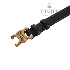Dây Lưng HimHip Da Thật Mặt Chữ C Sang Trọng 2.5x99cm