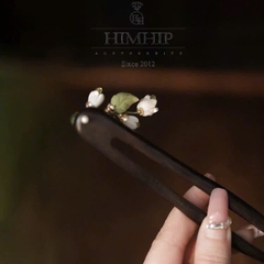 Trâm Cài Tóc HimHip Hoa Chuông Nụ Phale Cao Cấp 13cm Kèm Hộp Phụ Kiện Áo Dài