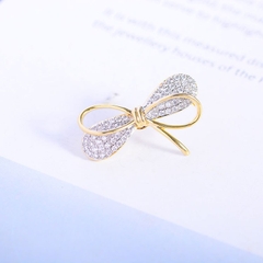 Pin Cài Áo HimHip Thắt Nơ Vàng Thanh Lịch HKCC Đính Phale 2.5cm