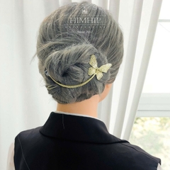 Kẹp Bán Nguyệt HimHip Hình Bướm Mix Phale Thanh Lịch 4x11.5cm