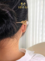 Trâm Cài Tóc HimHip HKCC Nụ Ngàn Hoa 15cm Kèm Hộp Phụ Kiện Áo Dài
