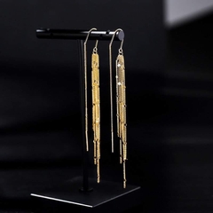 Khuyên Tai Dài HimHip Kết Tua Rua Quý Phái HKCC 9cm