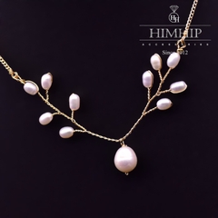 Vòng Cổ HimHim Trai Thật Mặt Hươu Sang Trọng 44+6cm