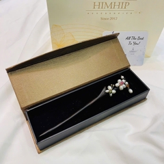 Trâm Cài Tóc HimHip Nhất Điệp Châu Hoa 18cm Kèm Hộp Phụ Kiện Áo Dài