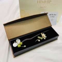 Set Quà 8/3 HimHip Trâm Cài Tóc & Cài Áo Kèm Túi Hộp Thiệp - 31