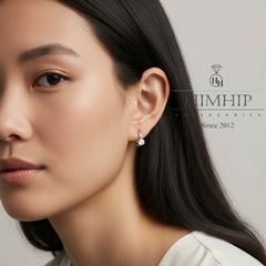 Khuyên Tai Nụ HimHip TiTan Khóa Vòng Nụ Phale Thanh Lịch 1.2cm