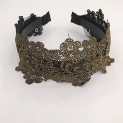 Bờm HimHip Vải Hoa Ren Nữ Tính 4.5cm