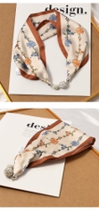Khăn Tuban Lụa HimHip 50x12cm Khăn Quàng Quà Tặng Khăn - 12