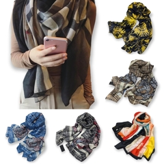Khăn Lụa Viscose HimHip 90x180cm Khăn Quàng Quà Tặng Khăn