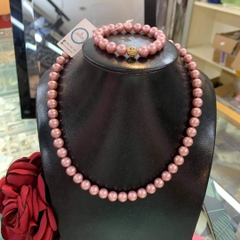 [Thiết Kế] Vòng Cổ HimHip Tinh Thể Ngọc Trai Sang Trọng 40cm Phụ Kiện Áo Dài